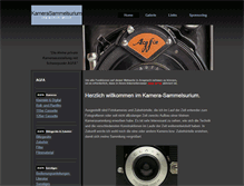 Tablet Screenshot of kamera-sammelsurium.de
